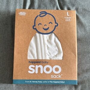 happiest baby Snoo Sack Organic Cotton Sleep Sack - White (Large)